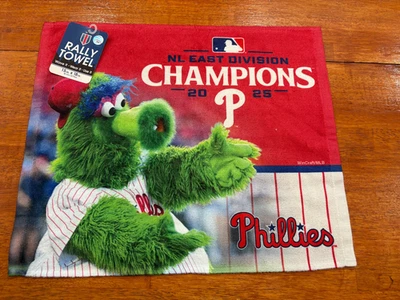2025 Phillies NL East Champions Phanatic Rally Towel- CB Park Exclusive! - Image 1 of 4