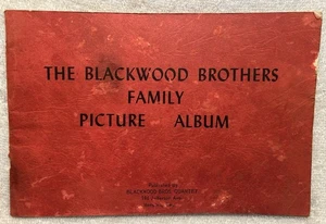 1955 Booklet Blackwood Brothers Family Picture Album Southern Gospel Music 40 Pg - Picture 1 of 7