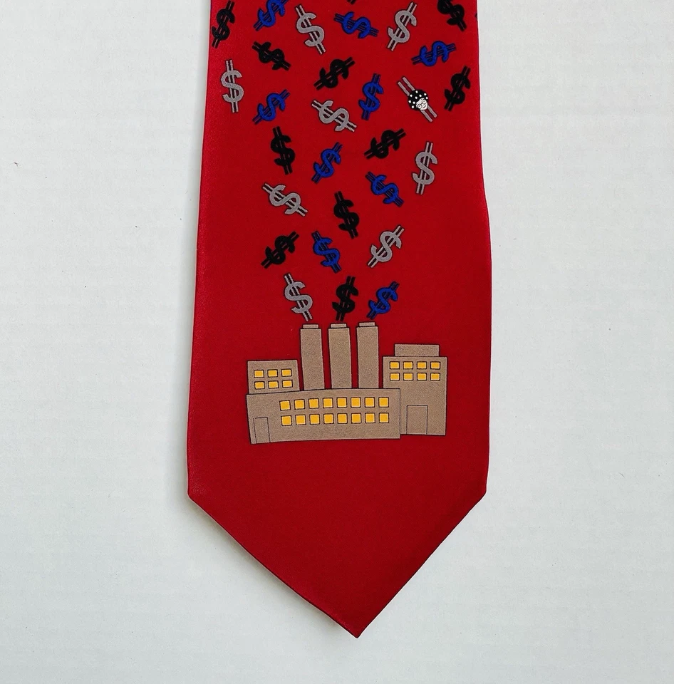 Corbata Vicky Davis Makin’ Money 100 % seda nueva con etiquetas hecha en EE. UU. Foto 1 de 4