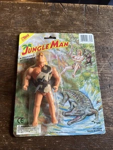 E-Toys Jungle Man MOC Action Figure KO Sealed Carded Tarzan Bootleg - Picture 1 of 6