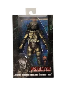 NECA Predator Jungle Hunter Masked Prototype 30th Anniversary 18cm Action Figure - Foto 1 di 7