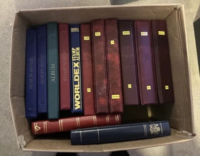 13 carpetas de estampillas antiguas para coleccionar estampillas Foto 1 de 3