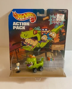 1999 Hot Wheels Action Pack Set THE RUGRATS MOVIE Road Adventure Reptar Wagon - Picture 1 of 4