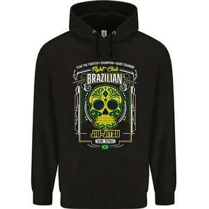 Brazilian Jiu Jitsu Skull MMA Martial Arts Childrens Kids Hoodie - Picture 1 of 3