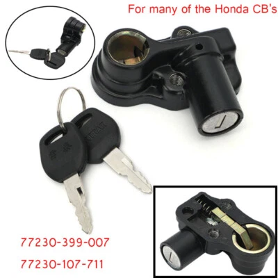 For Honda CB's Seat Lock CT70 MT125 CB400/500/550/650/750 GL1100 XL125 CJ CL 360 - Image 1 of 4