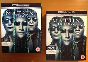 THE MATRIX TRILOGY (4K UltraHD Blu-ray) 9-Discs. 3-Film BOX SET. Keanu Reeves