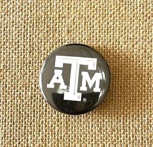 Texas A&M Aggies 2 Inch Button Pin College Station Booster Souvenir - Picture 1 of 2