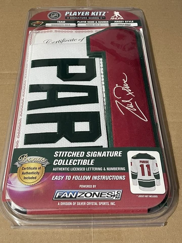 Zach Parise Minnesota Wild Hockey Jersey Number and Name Player Kitz Adult New Cover