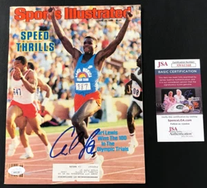 Carl Lewis Signed June 1984 Sports Illustrated JSA AUTO Olympic T&F - Picture 1 of 5