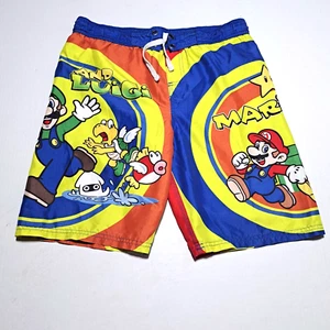 2014 Super Mario And Luigi Swimming Shorts XL 14/16 - Picture 1 of 7