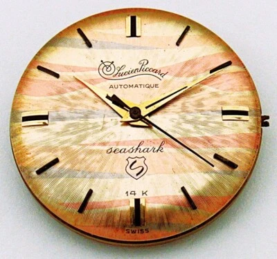 Lucien Piccard Seashark Auto & Fancy 14k Dial Wristwatch Movement, Great Runner - Image 1 of 4