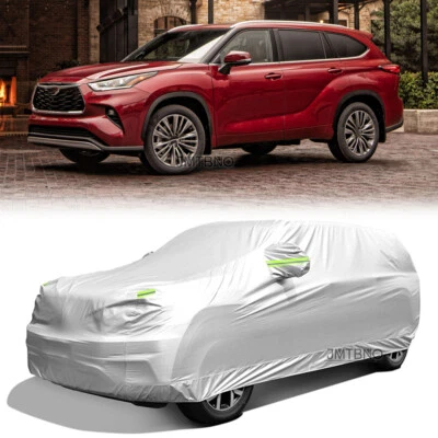 Full Car Cover Waterproof Outdoor All Weather Protection For Toyota Highlander - Image 1 of 4