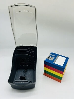 ✅Fellowes Softworks 3.5 Bandeja Disquete Soporte Disco ✅Divisores + 30 Discos Nuevos Foto 1 de 4