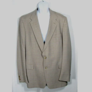 Austin Reed Jacket Blazer Mens 46R ? Plaid MUST CHECK MEASUREMENTS No Size Tag - Picture 1 of 9