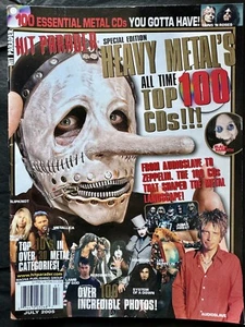 Hit Parader magazine 2005 top 100 KISS Ozzy Slipknot Green Day Linkin Park - Picture 1 of 7