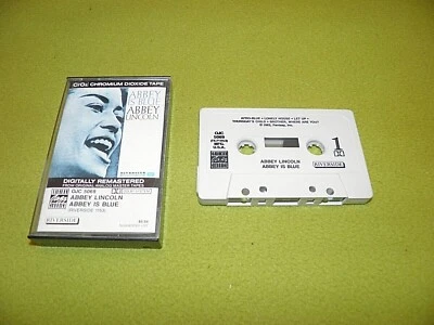 Abbey Lincoln - Abbey Is Blue - USA Cassette Chromium Cro2 Dolby Remastered NM - Image 1 of 2