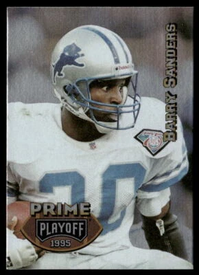 Barry Sanders 1995 Playoff Prime #20 - Detroit Lions - Image 1 of 2