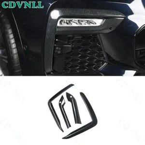 Cubierta de parachoques de luz antiniebla delantera de fibra de carbono de acero para BMW X6 G06 2020-2022 4* - Imagen 1 de 7