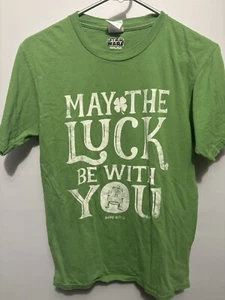 Star Wars May The Luck Be With You St. Patrick's Day T-Shirt R2d2 Youth Small - Picture 1 of 2