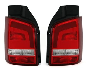 Rückleuchten Set für VW T5 Facelift in Rot Weiss RÜCKLICHT GP Heckleuchten - Bild 1 von 6