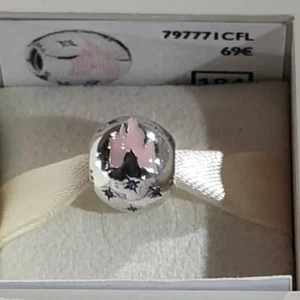 Charm PANDORA Pink Castle Ball Disneyland Paris 797771CFL - Picture 1 of 7
