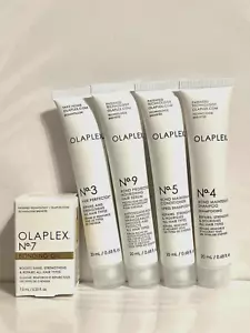 OLAPLEX HAIRCARE BUNDLE W/ BAG | #3 , #9, #4, #5 20ml & #7 7.5ml B - Picture 1 of 5
