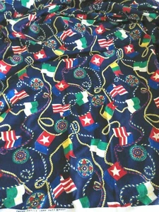 Omega Textile Nautical Flag Sewing Fabric 34" x 61" - Picture 1 of 3