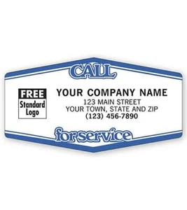 500 Tuff Shield Service Laminated Labels / 3.5" x 1.875" / Nebs Deluxe # 1514 - Picture 1 of 1
