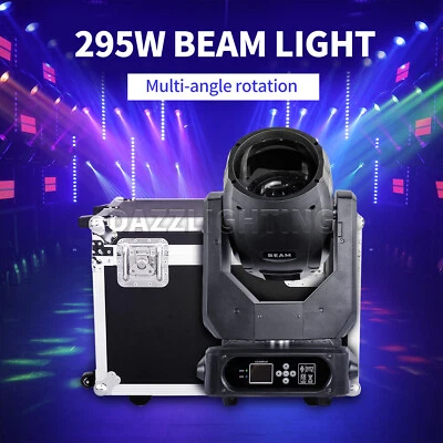 LED 295W 14R Beam Double Prism Fogging Moving Head Stage Light with Flight Case - Image 1 of 4