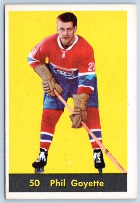 PHIL GOYETTE 1960-61 PARKHURST 60-61 #50 EX/EX+         71083 - Image 1 of 2