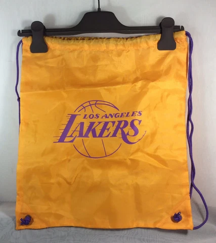 Los Angels Lakers Drawstring Backpack 14 x 16” Cover