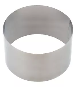 COPPAPASTA RING ACCIAIO TONDO ⌀9,5xh7cm STAMPO PEDRINI#4 - Foto 1 di 2