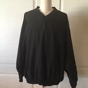 White Bear clothing company pullover jacket Mens Size 3XL Black Golf Jacket - Picture 1 of 5