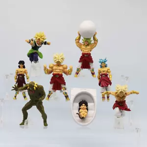 LOT 8 figurines BROLY dessin animé manga Dragon Ball DBZ SUPER PRIX ! - Imagen 1 de 8