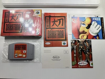 John Romero's Daikatana (Nintendo 64, 2000) N64 Celofán Completamente COMPLETO en Caja Foto 1 de 4