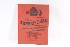 Ancien Catalogue C. Adolf Kresse Limbach Saxe Outil Bois Menuisier Vintage - Bild 1 von 23