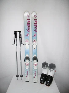 VÖLKL " CHICA" ESQUÍ JUNIOR ALLROUND CARVER 110 CM + BOTAS ESQUÍ TALLA: 35 EN CONJUNTO - Imagen 1 de 6