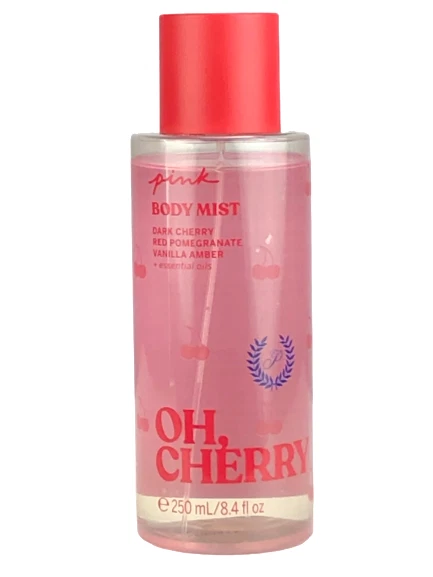 VICTORIA’S SECRET PINK OH CHERRY FRAGRANCE BODY MIST SPRAY SPLASH 8.4 oz NEW - Image 1 of 1