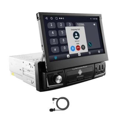 Android 12 7" AUTORADIO 1DIN GPS 2+32GB NAVI BT Carplay Android auto USB AUX SWC - Bild 1 von 4