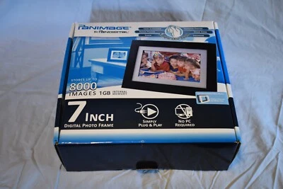 NEW, Pandigital, “Panimage”  7" Digital Picture Frame 8000 Images with Remote - Image 1 of 4
