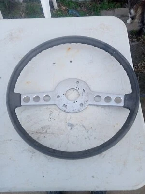 70 71 72 E-Body Two Spoke Steering Wheel Dodge Challenger Plymouth Cuda Mopar  - Image 1 of 2