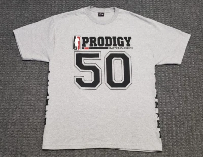Camiseta gris XL vintage BJ Penn Prodigy para hombre hecha en EE. UU. autografiada Foto 1 de 4