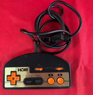 Hori Commander Gamepad Model HJ-10 Turbo Controller Black For Famicom From Japan - Image 1 of 4