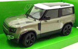 Welly NEX 1/24 Scale 24110W - 2020 Land Rover Defender - Met Green/White - Picture 1 of 5