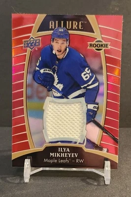 2019 20 Upper Deck Allure Ilya Mikheyev Red Rainbow Rookie Jersey #64 - Image 1 of 2