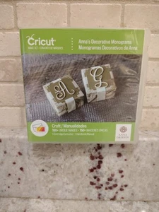 Cricut Image Set Cartridge Annas Decorative Monograms CARTRIDGE ONLY - Picture 1 of 2