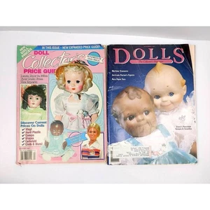90s Doll Collector's Magazines Lot of 2, Vintage Price Guides - Imagen 1 de 7
