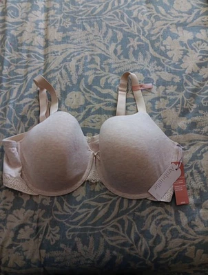 Ambrielle Women Full Figure Everyday Full Coverage Underwire Bra 42DD  Beige - Image 1 of 4