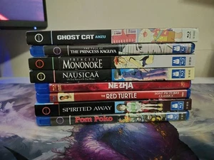 Anime Lot (Blu Ray) Movies • Studio Ghibli, Disney, GKids, Etc - Picture 1 of 9