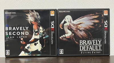 Bravely Second End Layer & Bravely Default Flying Fairy set 3DS Japanese ver - Image 1 of 4